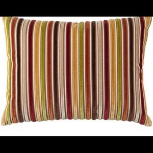 New Pier 1 Imports Velvet Striped Pillows Qty. 4
